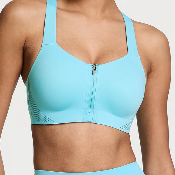 VSX Other - VSX Knockout™ Front-Close Athletic Sports Bra Turquoise Oasis Women 38D NWOT AC